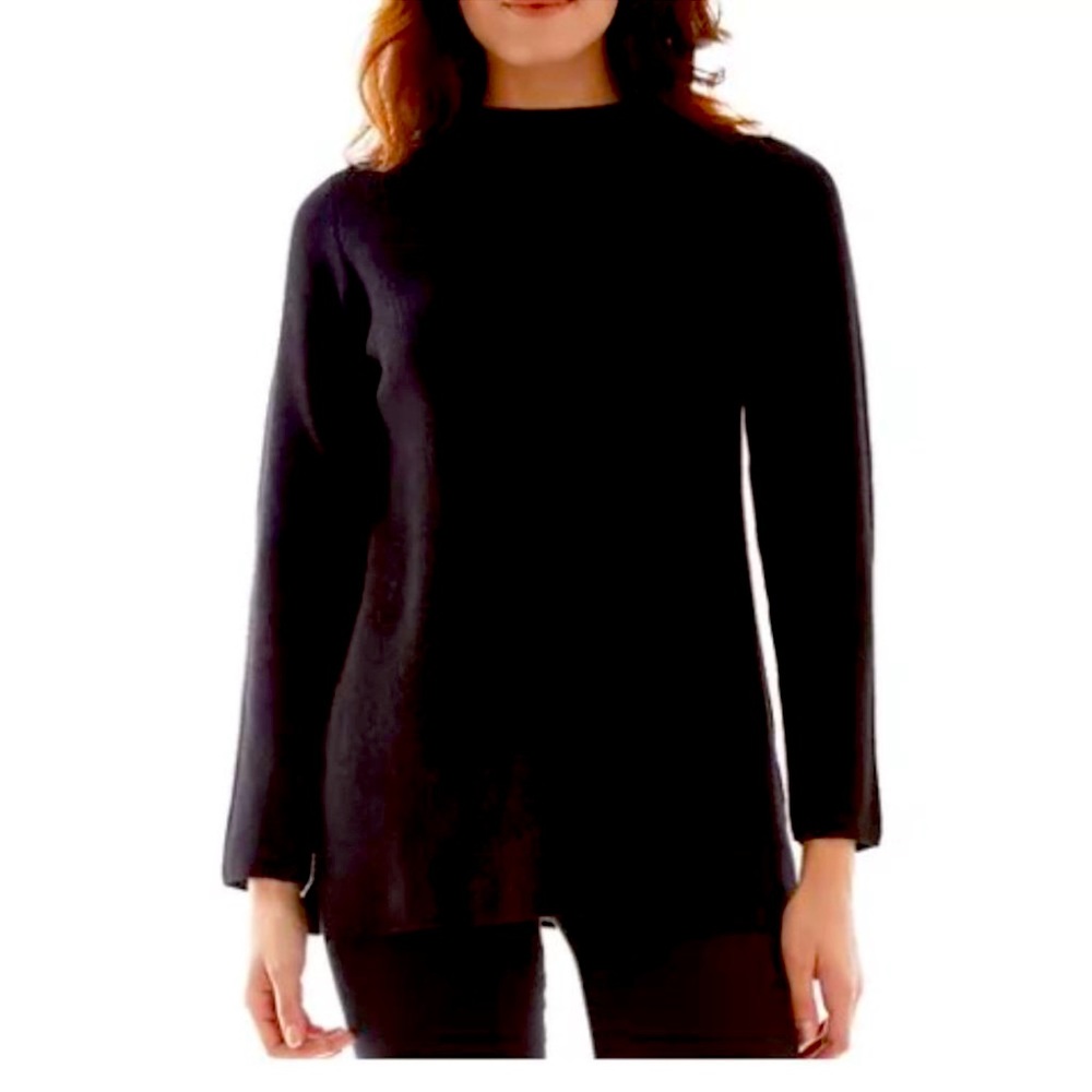NWT Apt. 9 Mock Neck Sweater Black